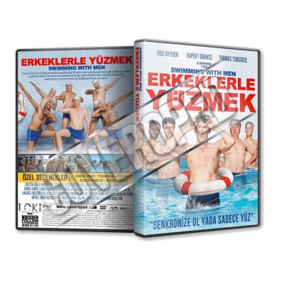 Erkeklerle Yüzmek - Swimming with Men 2018 Türkçe Dvd Cover Tasarımı